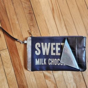 Aldo Chocolate bar clutch 11"w x 6"h